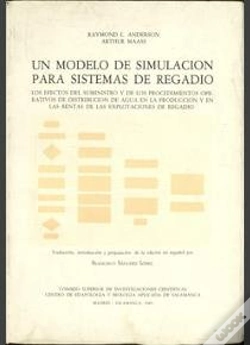 Capa do artigo Un Modelo De Simulación Para Sistemas De Regadío