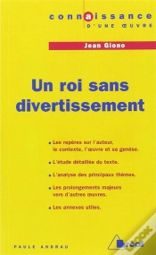 Capa do artigo Un Roi Sans Divertissement, De Jean Giono