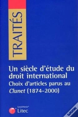 Capa do artigo Un Siecle D Etude Du Droit International