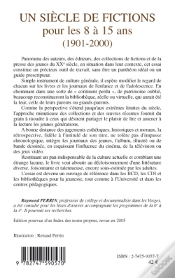 Capa do artigo Un Siecle De Fictions ; Pour Les 8 A 15 Ans 1901-2000