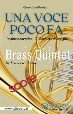 Capa do artigo Una Voce Poco Fa - Brass Quintet (Score)