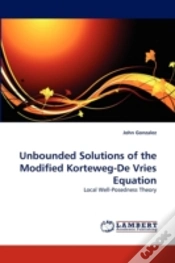 Capa do artigo Unbounded Solutions Of The Modified Korteweg-De Vries Equation