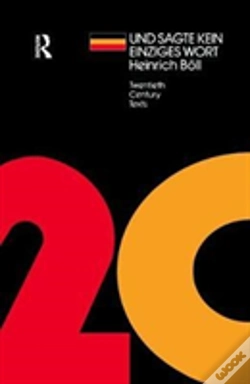Capa do artigo Und Sagte Kein Einziges Wort