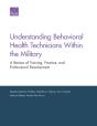 Understanding Behavioral Health Technicians Within The Military - Preview