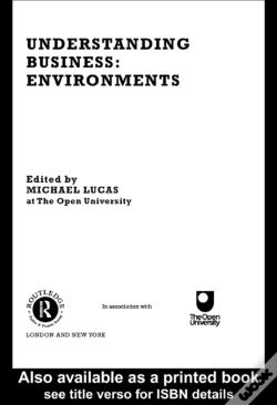 Capa do artigo Understanding Business Environments