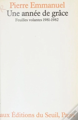 Capa do artigo Une Année De Grâce ; Feuilles Volantes 1981-1982