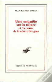 Une Enquête Sur La Nature Et Les Causes De La Misère Des Gens
