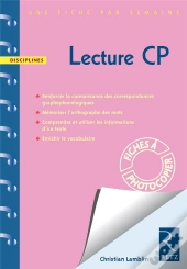 Une Fiche Par Semaine; Lecture Cp ; Fiches À Photocopier