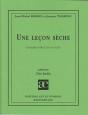 Une Lecon Seche - Preview