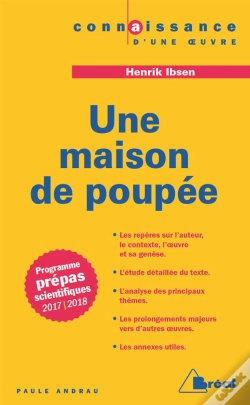 Capa do artigo Une Maison De Poupée, De Henrik Ibsen (Édition 2017/2018)
