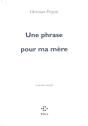 Une Phrase Pour Ma Mère ; Lamento-Bouffe - Preview