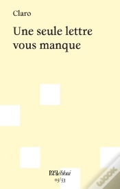 Capa do artigo Une Seule Lettre Vous Manque