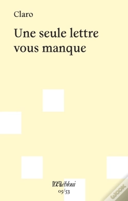 Capa do artigo Une Seule Lettre Vous Manque