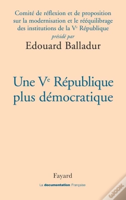 Capa do artigo Une V République Plus Démocratique