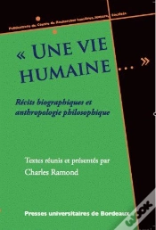 Capa do artigo «Une Vie Humaine...» ; Récits Biographiques Et Anthropologie Philosophique