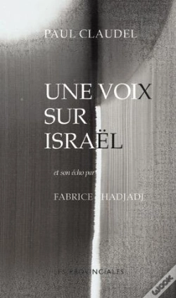 Capa do artigo Une Voix Sur Israël
