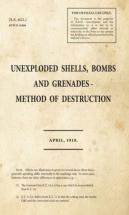 Unexploded Shells, Bombs And Grenades Method Of Destruction
