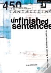 Capa do artigo Unfinished Sentences