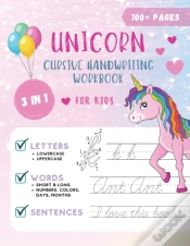 Capa do artigo Unicorn Cursive Handwriting Workbook For Kids