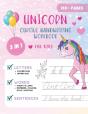 Unicorn Cursive Handwriting Workbook For Kids - Preview