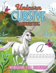 Unicorn Cursive Handwriting Workbook