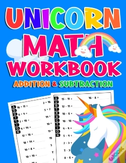 Capa do artigo Unicorn Math Workbook ( Addition & Subtraction )
