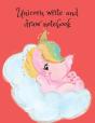 Unicorn Write And Draw Notebook - Preview