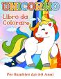 Unicorno Libro Da Colorare Per Bambini Dai 4-8 Anni - Preview