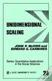 Capa do artigo Unidimensional Scaling