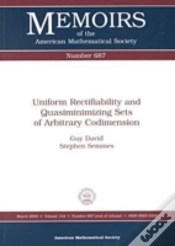 Capa do artigo Uniform Rectifiability And Quasiminimizing Sets Of Arbitrary Codimension