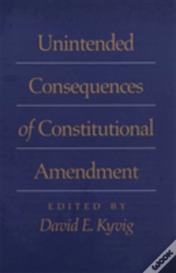 Capa do artigo Unintended Consequences Of Constitutional Amendment
