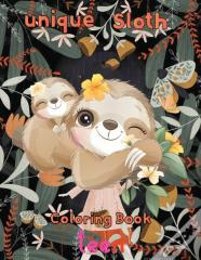 Unique Sloth Coloring Book    Teen