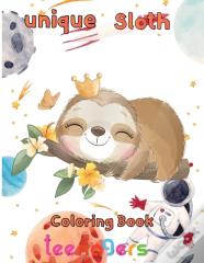 Unique Sloth Coloring Book    Teenagers