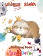 Unique Sloth Coloring Book    Teenagers - Preview