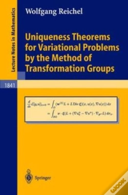 Capa do artigo Uniqueness Theorems For Variational Problems By The Method Of Transformation Groups