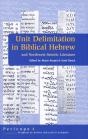 Unit Delimitation In Biblical Hebrew - Preview