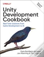 Unity Development Cookbook