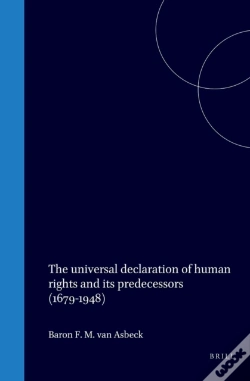 Capa do artigo Universal Declaration Of Human Rights And Its Predecessors (1679-1948)
