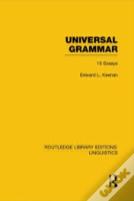 Universal Grammar