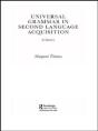 Universal Grammar In Second-Language Acquisition - Preview