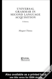 Universal Grammar In Second-Language Acquisition
