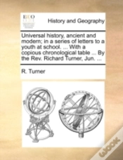 Capa do artigo Universal History, Ancient And Modern; I