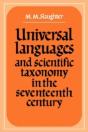 Universal Languages And Scientific Taxonomy In The Seventeenth Century - Preview