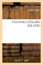 Universites Et Facultes Edition 1890 - Preview