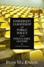 University Leadership And Public Policy In The Twenty-First Century - Preview