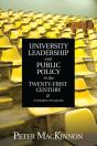 University Leadership And Public Policy In The Twenty-First Century - Preview