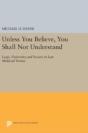 Unless You Believe, You Shall Not Understand - Preview
