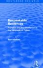 Unspeakable Sentences (Routledge Revivals) - Preview