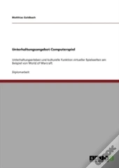 Unterhaltungsangebot Computerspiel