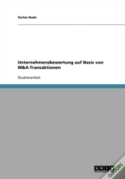 Capa do artigo Unternehmensbewertung Auf Basis Von M&A-Transaktionen